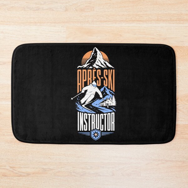 Item preview, Après-Ski Instructor Vintage Mountain Skier designed and sold by AntiqueImages.
