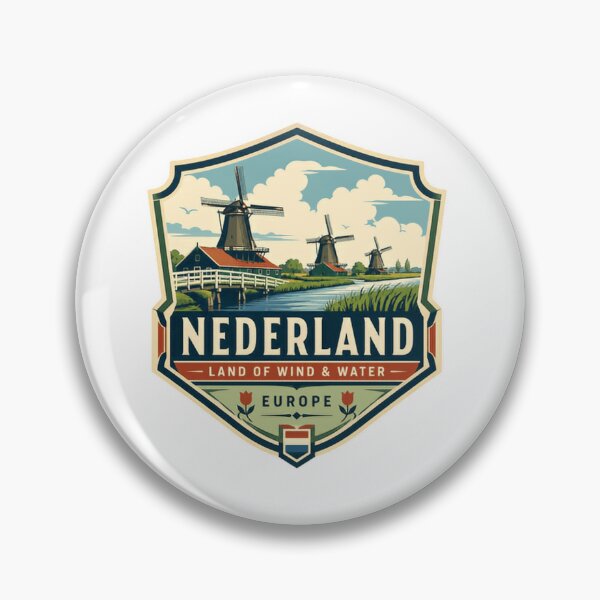 Item preview, Nederland Land Of Wind & Water Europe Dutch Travel Souvenir designed and sold by Simsimah26Parks.