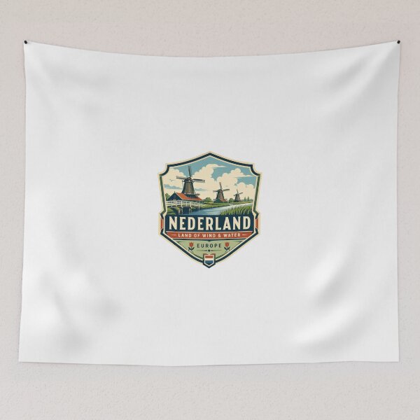 Item preview, Nederland Land Of Wind & Water Europe Dutch Travel Souvenir designed and sold by Simsimah26Parks.