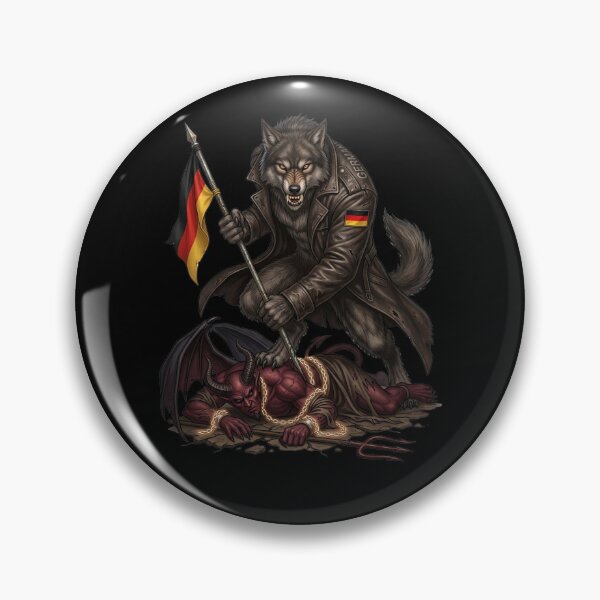 Item preview, German werewolf defeats the devil designed and sold by ReneMM.