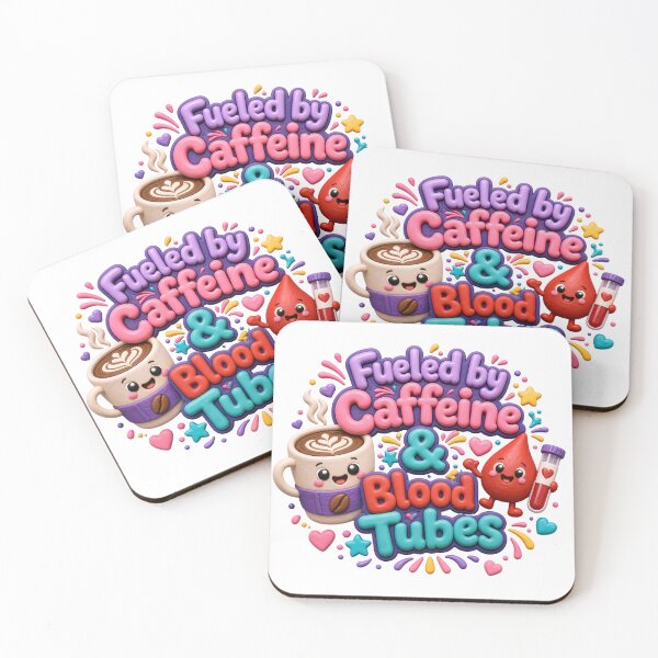 Item preview, Fueled by Caffeine and Blood Tubes designed and sold by Kaikab007.