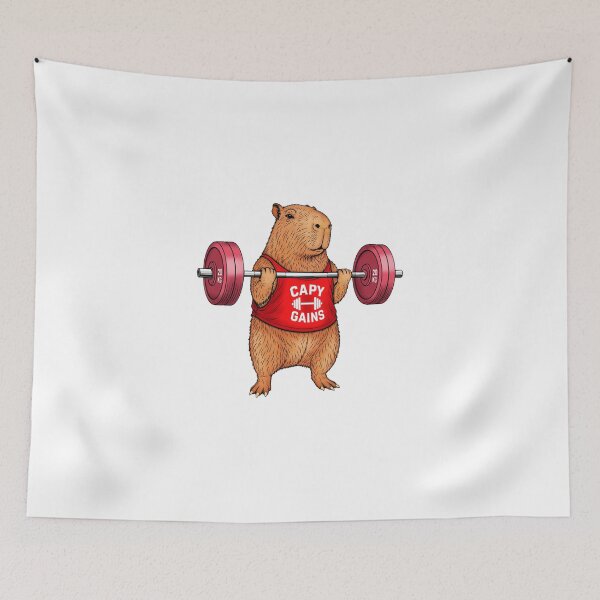 Item preview, Capy Gains - Do you even lift bro? designed and sold by Roysdisturbia.