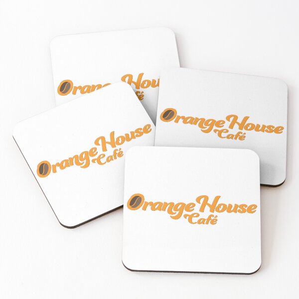 Item preview, Orange House Cafe Vintage Typography Logo Vector Design designed and sold by ccabatu.