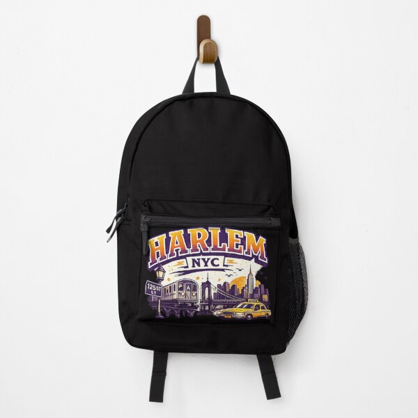 Item preview, Harlem NYC Urban Skyline Retro Illustration designed and sold by Tadeusz1.