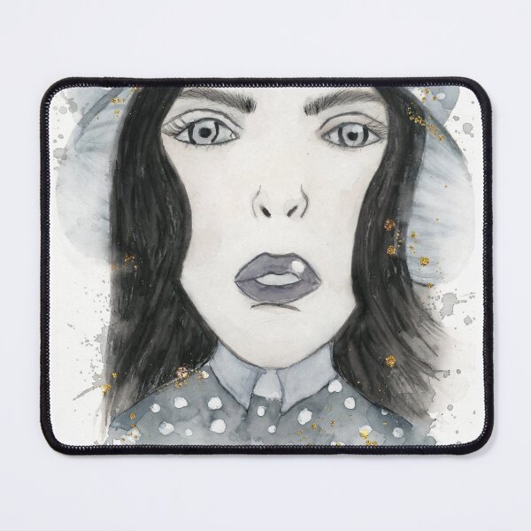 Item preview, Frost Empress - Glacier Coven | Watercolor Ice Portrait designed and sold by Sylwka447.