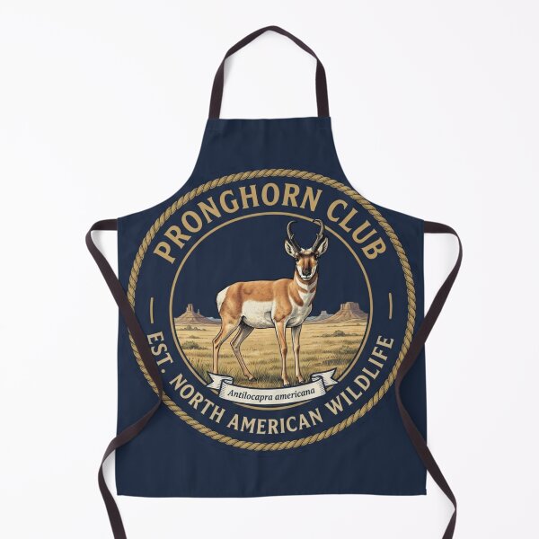 Item preview, Pronghorn Club Vintage Badge North American Wildlife designed and sold by CalmCapy Co.