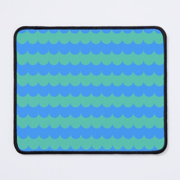 Item preview, Blue and Green Scallop Pattern designed and sold by RebelCatStudios(RCS).