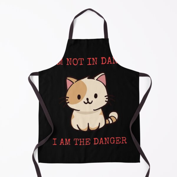 Item preview, I Am The Danger Funny Cat Quote Dark Humor designed and sold by Mircea786.