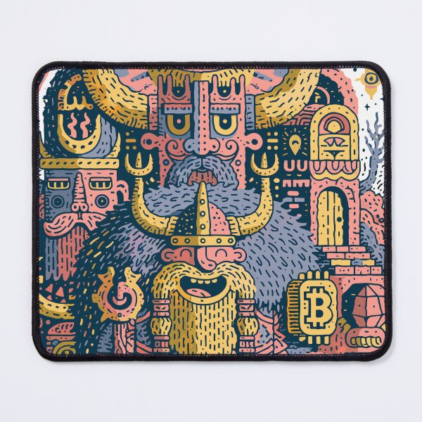 Item preview, Mystic Viking Crypto God | All-Seeing Eye designed and sold by Romgora.