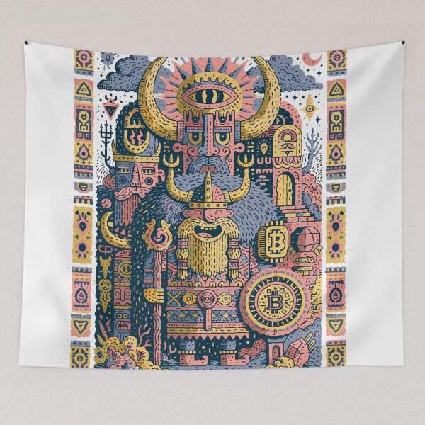 Item preview, Mystic Viking Crypto God | All-Seeing Eye designed and sold by Romgora.