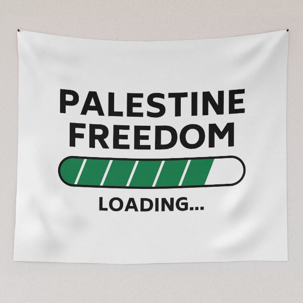 Item preview, Palestine Freedom Loading, Palestine Will Be Free -Black designed and sold by Hurriyyatee.