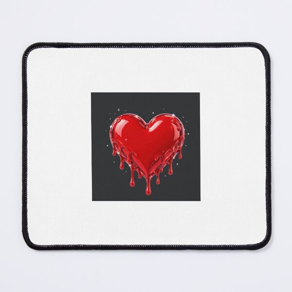 Item preview, Dripping red love heart designed and sold by carlsmart1.