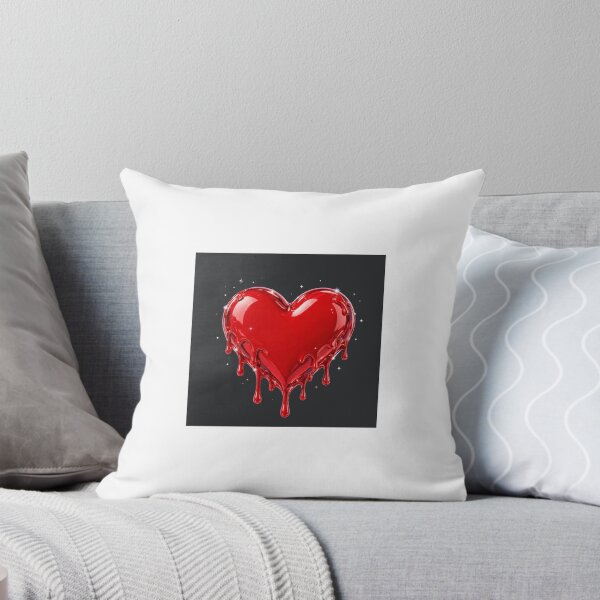 Item preview, Dripping red love heart designed and sold by carlsmart1.