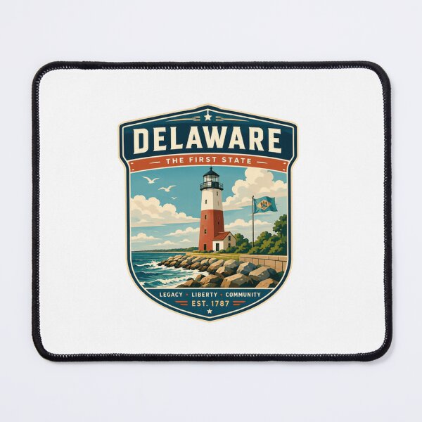 Item preview, Delaware The First State Est 1787 Legacy Liberty Community Home State Travel designed and sold by Simsimah26Parks.