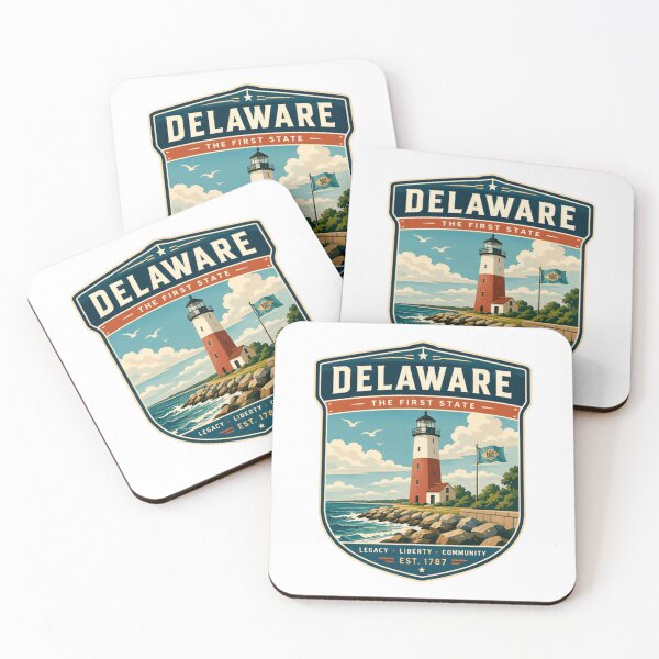 Item preview, Delaware The First State Est 1787 Legacy Liberty Community Home State Travel designed and sold by Simsimah26Parks.