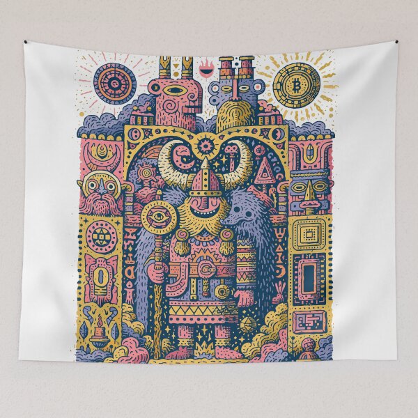 Item preview, Cosmic Shaman Totem Tribal Design designed and sold by Romgora.