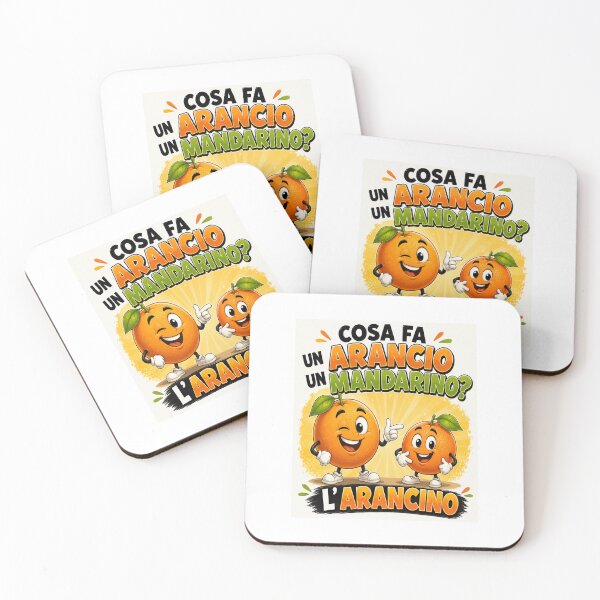 Item preview, Funny Orange and Mandarin – Arancino Cartoon Joke designed and sold by RipantinaFantasy .
