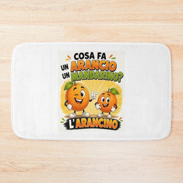 Item preview, Funny Orange and Mandarin – Arancino Cartoon Joke designed and sold by RipantinaFantasy .