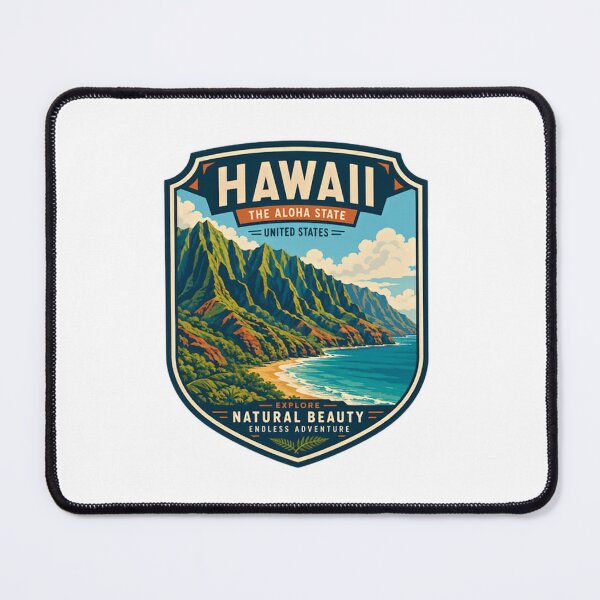 Item preview, Hawaii The Aloha State United States Explore Natural Beauty Endless Adventure Travel Vacationer designed and sold by Simsimah26Parks.