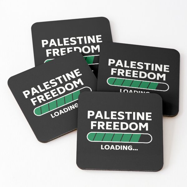 Item preview, Palestine Freedom Loading, Palestine will be free -White designed and sold by Hurriyyatee.