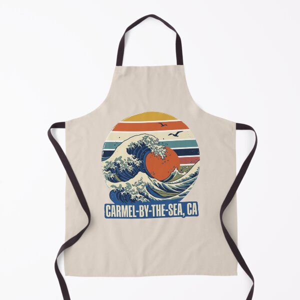 Item preview, Carmel By The Sea CA - Retro Great Wave California Beach designed and sold by dudelinart.