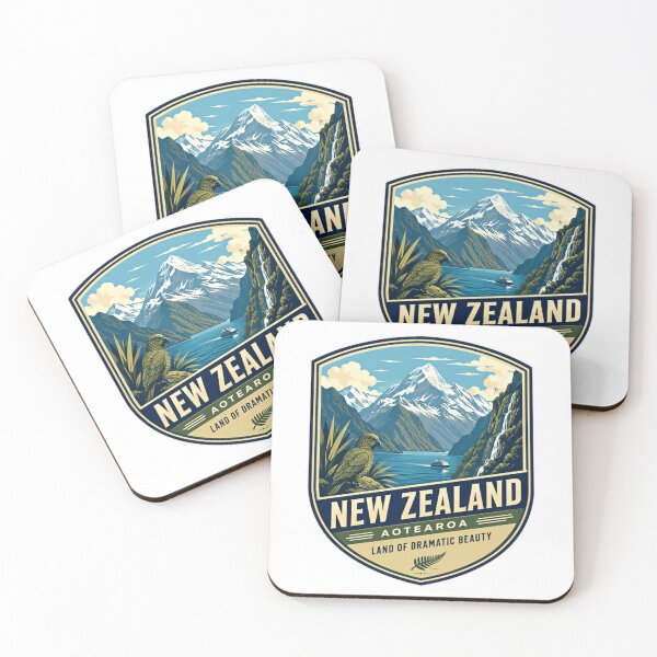 Item preview, New Zealand Aotearoa Land Of Dramatic Beauty Travel Tourist Souvenir designed and sold by Simsimah26Parks.