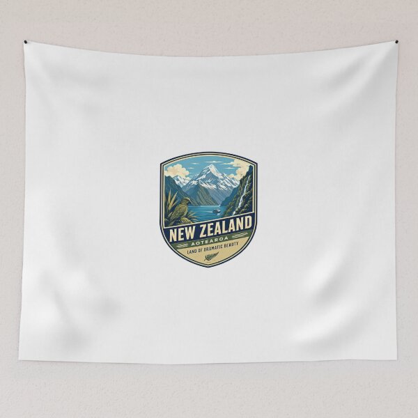 Item preview, New Zealand Aotearoa Land Of Dramatic Beauty Travel Tourist Souvenir designed and sold by Simsimah26Parks.