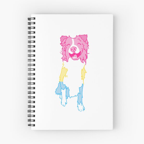 Item preview, Pansexual flag Australian Shepherd Dog designed and sold by nova.draws.