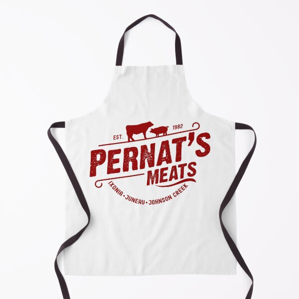 Item preview, Pernat's Meats Vintage Butcher Shop Logo Vector designed and sold by ccabatu.