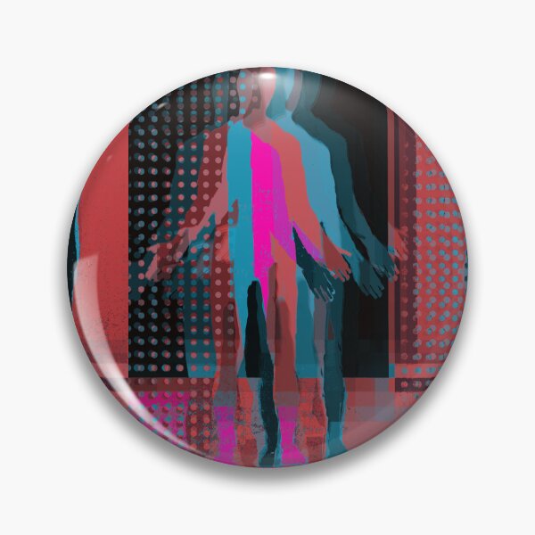Item preview, Glitch Human Silhouettes #4 | Abstract Contemporary Art designed and sold by MikZviagin.