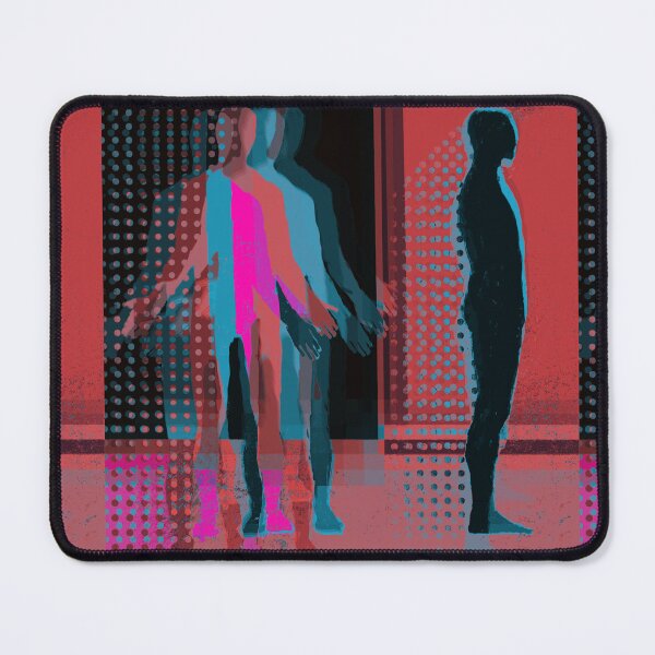 Item preview, Glitch Human Silhouettes #4 | Abstract Contemporary Art designed and sold by MikZviagin.