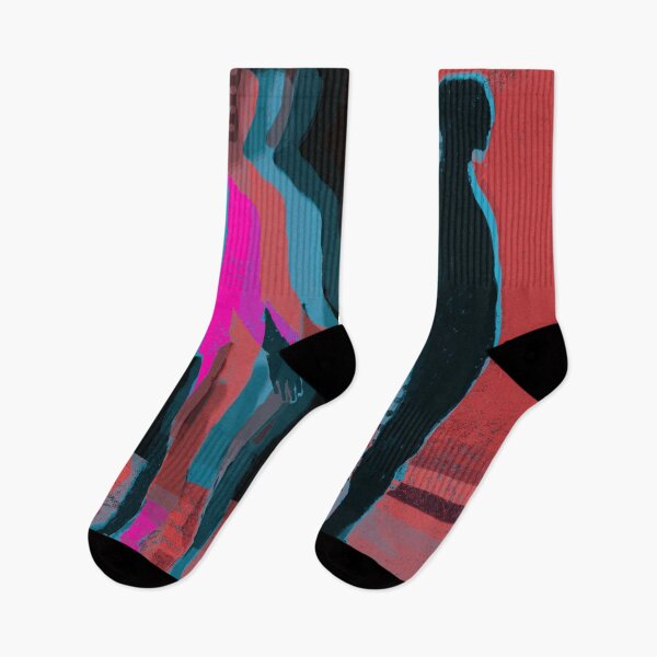 Item preview, Glitch Human Silhouettes #4 | Abstract Contemporary Art designed and sold by MikZviagin.