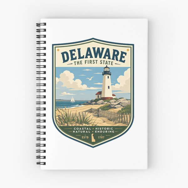 Item preview, Delaware The First State Coastal Historic Natural Enduring State Pride Travel Souvenir designed and sold by Simsimah26Parks.