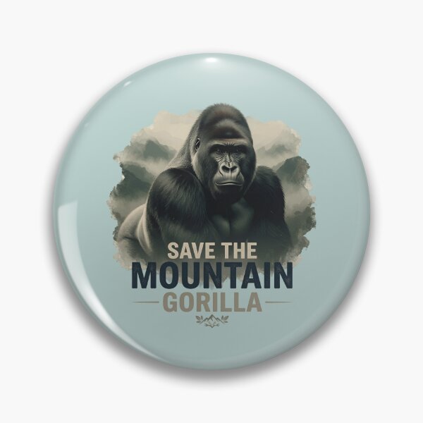 Item preview, Save the Mountain Gorilla Wildlife Design designed and sold by TshirtsOnline-.
