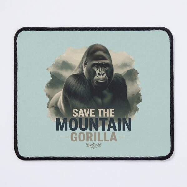 Item preview, Save the Mountain Gorilla Wildlife Design designed and sold by TshirtsOnline-.