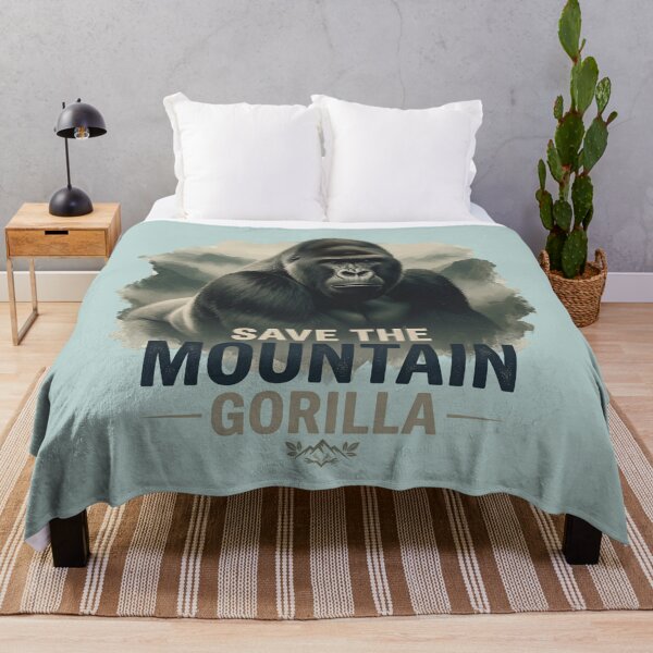 Item preview, Save the Mountain Gorilla Wildlife Design designed and sold by TshirtsOnline-.