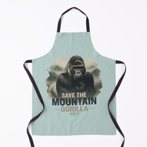 Item preview, Save the Mountain Gorilla Wildlife Design designed and sold by TshirtsOnline-.