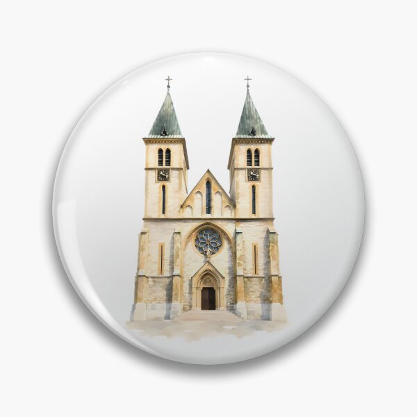 Item preview, Sacred Heart Cathedral Sarajevo designed and sold by Sunny806.