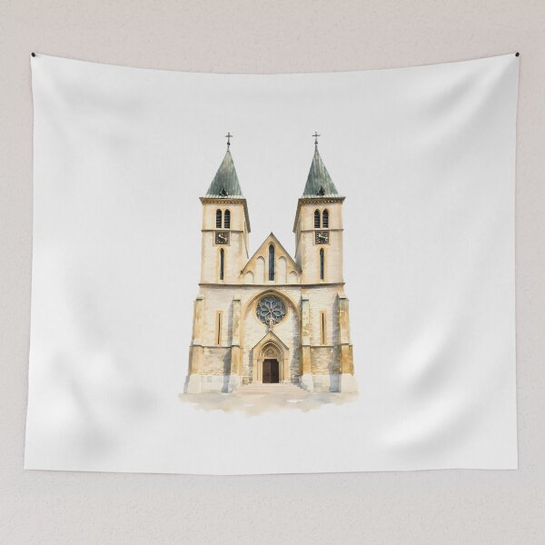 Item preview, Sacred Heart Cathedral Sarajevo designed and sold by Sunny806.