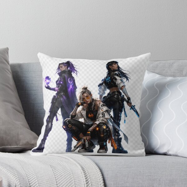 Item preview, Cyberpunk Sci-Fi Warrior Squad Illustration designed and sold by JMDG Studio.