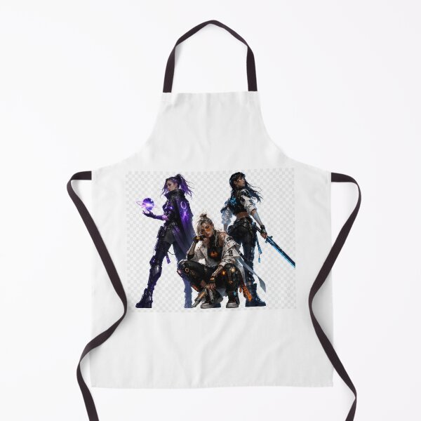 Item preview, Cyberpunk Sci-Fi Warrior Squad Illustration designed and sold by JMDG Studio.