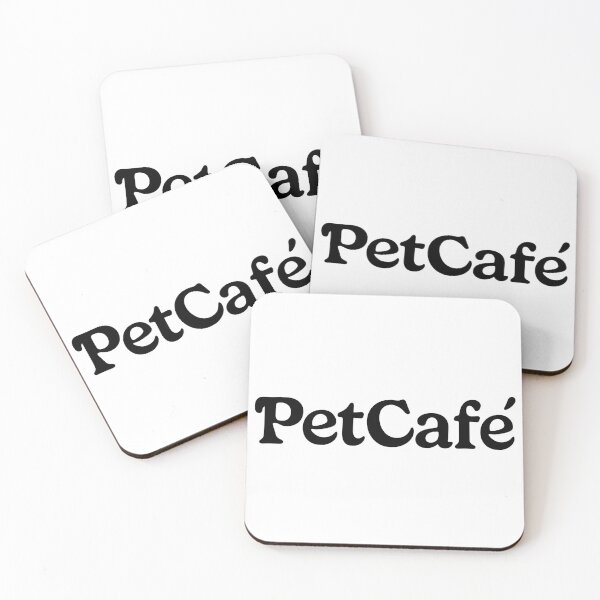 Item preview, Pet Cafe Animal Friendly Coffee Shop Minimalist Black Background Logo Vector designed and sold by ccabatu.