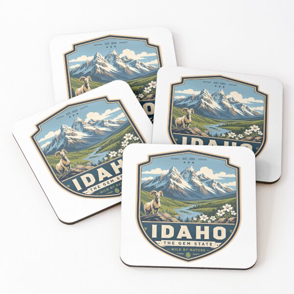 Item preview, Idaho The Gem State Wild By Nature Est. 1890 State Pride Travel designed and sold by Simsimah26Parks.