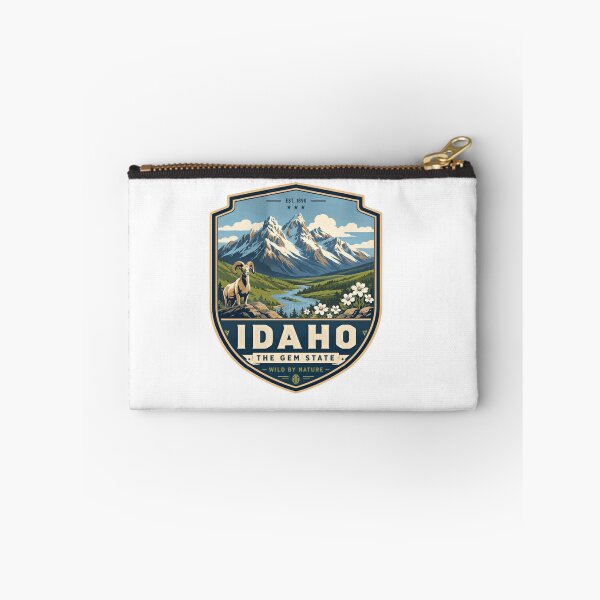 Item preview, Idaho The Gem State Wild By Nature Est. 1890 State Pride Travel designed and sold by Simsimah26Parks.