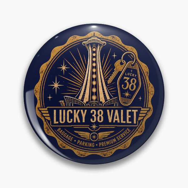 Item preview, Lucky 38 Valet & Luggage Token Graphic designed and sold by agearb.