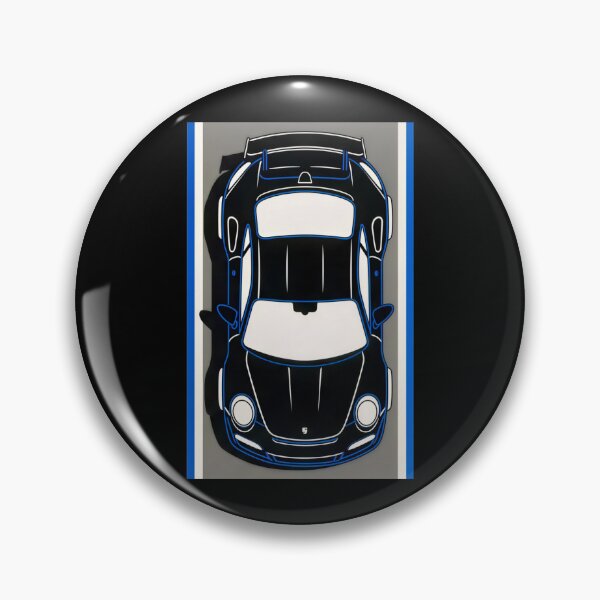 Item preview, German supercar 911 GT3 RS Top View Minimal Line Art  | Modern Sports Car  Art designed and sold by Auto   apparel.