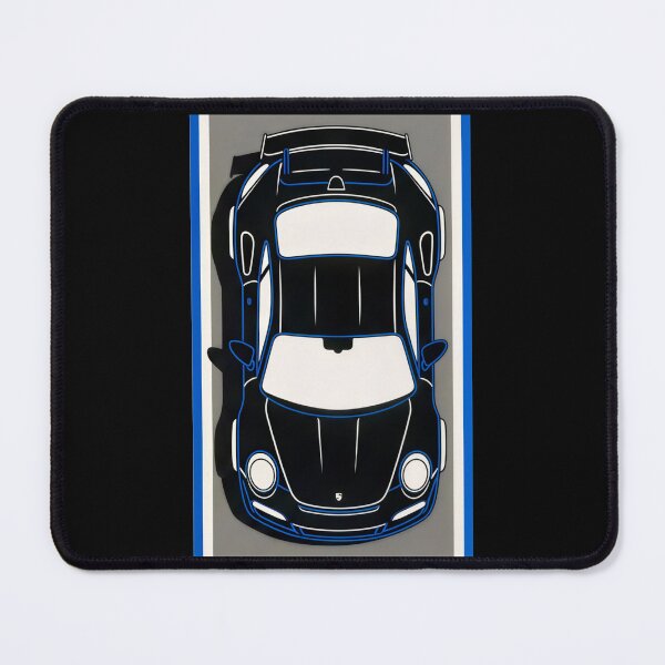Item preview, German supercar 911 GT3 RS Top View Minimal Line Art | Modern Sports Car Art designed and sold by Auto apparel.
