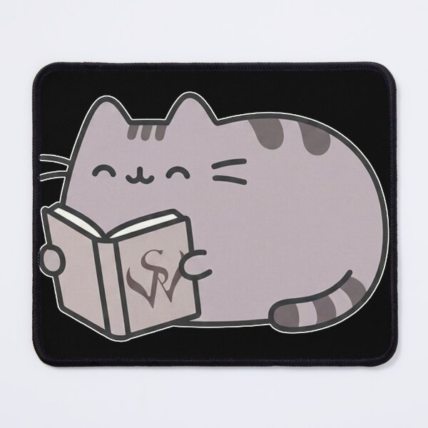 Item preview, Cat reading a book designed and sold by snoWorkshop.