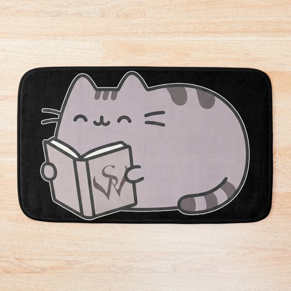 Item preview, Cat reading a book designed and sold by snoWorkshop.
