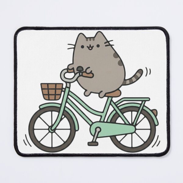 Item preview, Cat riding a bicycle designed and sold by snoWorkshop.